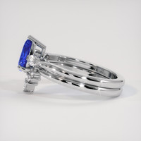 0.98 Ct. Blue Sapphire Ring, Platinum 950 4