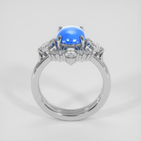 2.91 Ct. Blue Sapphire Ring, Platinum 950 3
