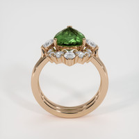 3.05 Ct. Green Sapphire Ring, 18K Rose Gold 3