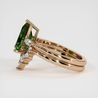 3.05 Ct. Green Sapphire Ring, 18K Rose Gold 4
