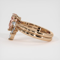 1.21 Ct. Padparadscha Sapphire Ring, 18K Rose Gold 4