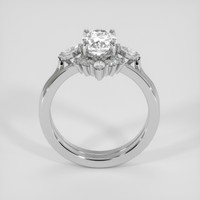 2.03 Ct. White Sapphire Ring, Silver 3