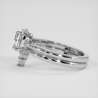 2.03 Ct. White Sapphire Ring, Silver 4