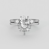 2.03 Ct. White Sapphire Ring, 10K White Gold 1