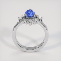 1.81 Ct. Blue Sapphire Ring, 14K White Gold 3