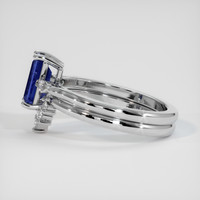1.42 Ct. Bi Color Sapphire Ring, 14K White Gold 4