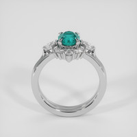 1.69 Ct. Bluish Green Sapphire Ring, 14K White Gold 3