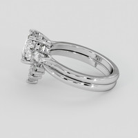 2.03 Ct. White Sapphire Ring, 14K White Gold 4