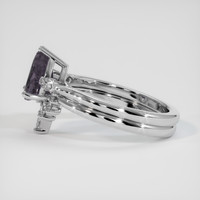 1.55 Ct. Gemstone Ring, 18K White Gold 4