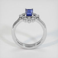 1.42 Ct. Bi Color Sapphire Ring, 18K White Gold 3