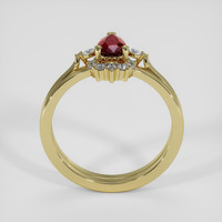 1.02 Ct. Ruby Ring, 14K Yellow Gold 3