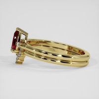 1.02 Ct. Ruby Ring, 14K Yellow Gold 4