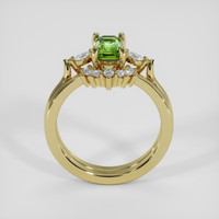 1.20 Ct. Yellowish Green Sapphire Ring, 14K Yellow Gold 3