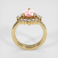 2.03 Ct. Padparadscha Sapphire Ring, 14K Yellow Gold 3