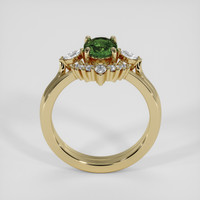 1.18 Ct. Green Sapphire Ring, 14K Yellow Gold 3