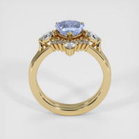 1.63 Ct. Blue Sapphire Ring, 14K Yellow Gold 3