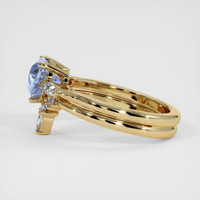 1.63 Ct. Blue Sapphire Ring, 14K Yellow Gold 4