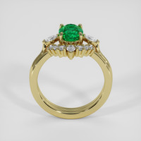 1.46 Ct. Emerald Ring, 18K Yellow Gold 3