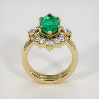 2.59 Ct. Emerald Ring, 18K Yellow Gold 3
