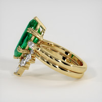2.59 Ct. Emerald Ring, 18K Yellow Gold 4