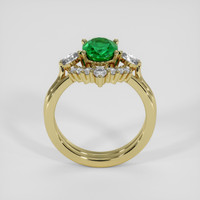 1.61 Ct. Emerald Ring, 18K Yellow Gold 3