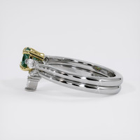 0.61 Ct. Bluish Green Sapphire Ring, 14K Yellow & White 4