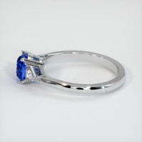 2.04 Ct. Blue Sapphire Ring, Platinum 950 4