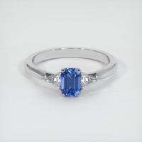 0.66 Ct. Sapphire Ring, Platinum 950 1