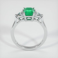 1.60 Ct. Emerald Ring, Platinum 950 3