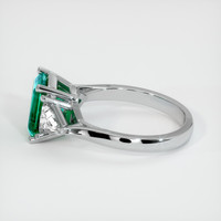 1.60 Ct. Emerald Ring, Platinum 950 4