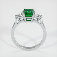 Three Stone Emerald Ring 1.79 Ct., Platinum 950 Preview