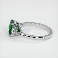 Three Stone Emerald Ring 1.79 Ct., Platinum 950 Preview