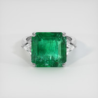 7.85 Ct. Emerald Ring, Platinum 950 1