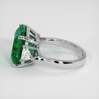 7.85 Ct. Emerald Ring, Platinum 950 4