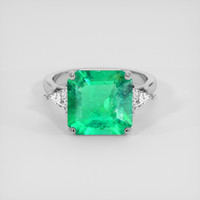 4.07 Ct. Emerald Ring, Platinum 950 1