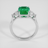 2.98 Ct. Emerald Ring, Platinum 950 3