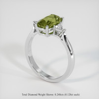 1.79 Ct. Gemstone Ring, Platinum 950 2