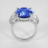 11.09 Ct. Blue Sapphire Ring, Platinum 950 3