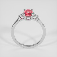 2.09 Ct. Padparadscha Sapphire Ring, Platinum 950 3