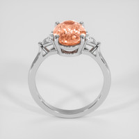 5.09 Ct. Padparadscha Sapphire Ring, Platinum 950 3