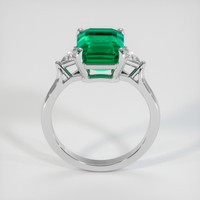 4.13 Ct. Emerald Ring, Platinum 950 3