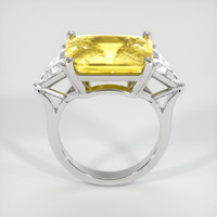 10.07 Ct. Yellow Sapphire Ring, Platinum 950 3