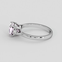 2.64 Ct. Pink Kunzite Ring, Silver 4