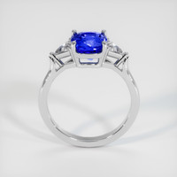 2.21 Ct. Blue Sapphire Ring, 10K White Gold 3