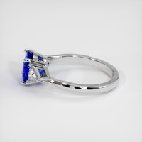 2.21 Ct. Blue Sapphire Ring, 10K White Gold 4