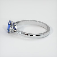 0.66 Ct. Sapphire Ring, 14K White Gold 4