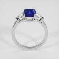 3.02 Ct. Blue Sapphire Ring, 14K White Gold 3