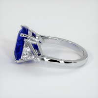 5.23 Ct. Sapphire Ring, 18K White Gold 4
