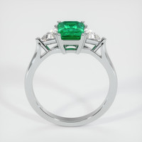1.46 Ct. Emerald Ring, 18K White Gold 3