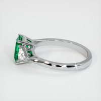 1.46 Ct. Emerald Ring, 18K White Gold 4